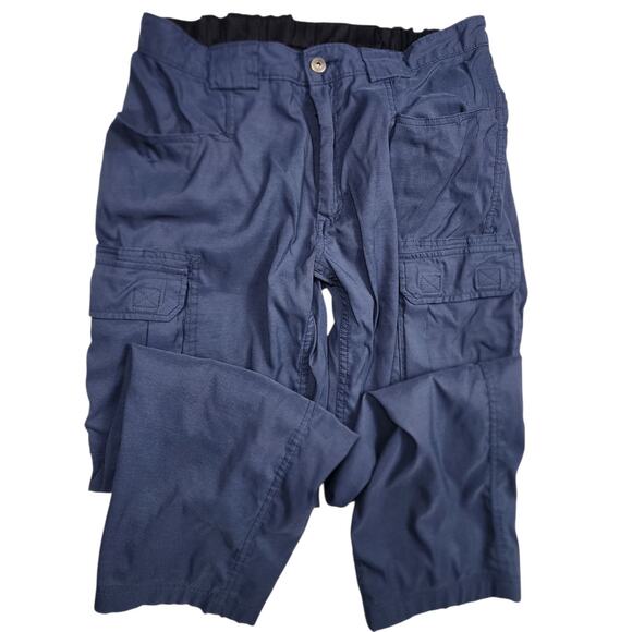 Duluth Trading Pants Mens Lx30 Workwear Blue Utility Cargo Durable Outdoor - Picture 3 of 15